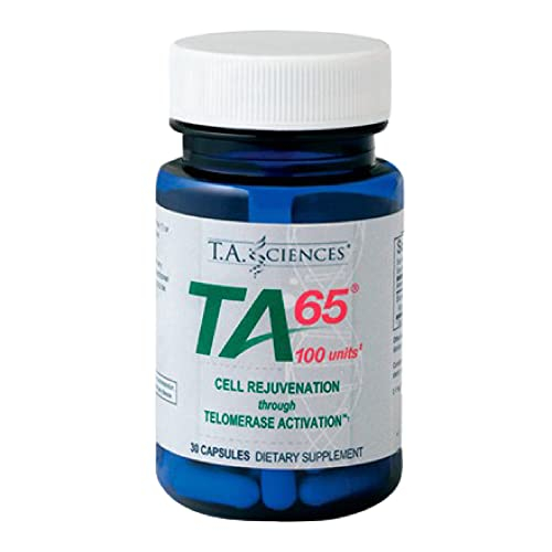 Suplemento De Activación De La Telomerasa Ta-65 De T.a. Sciences, 30 Cápsulas - Venta Internacional.