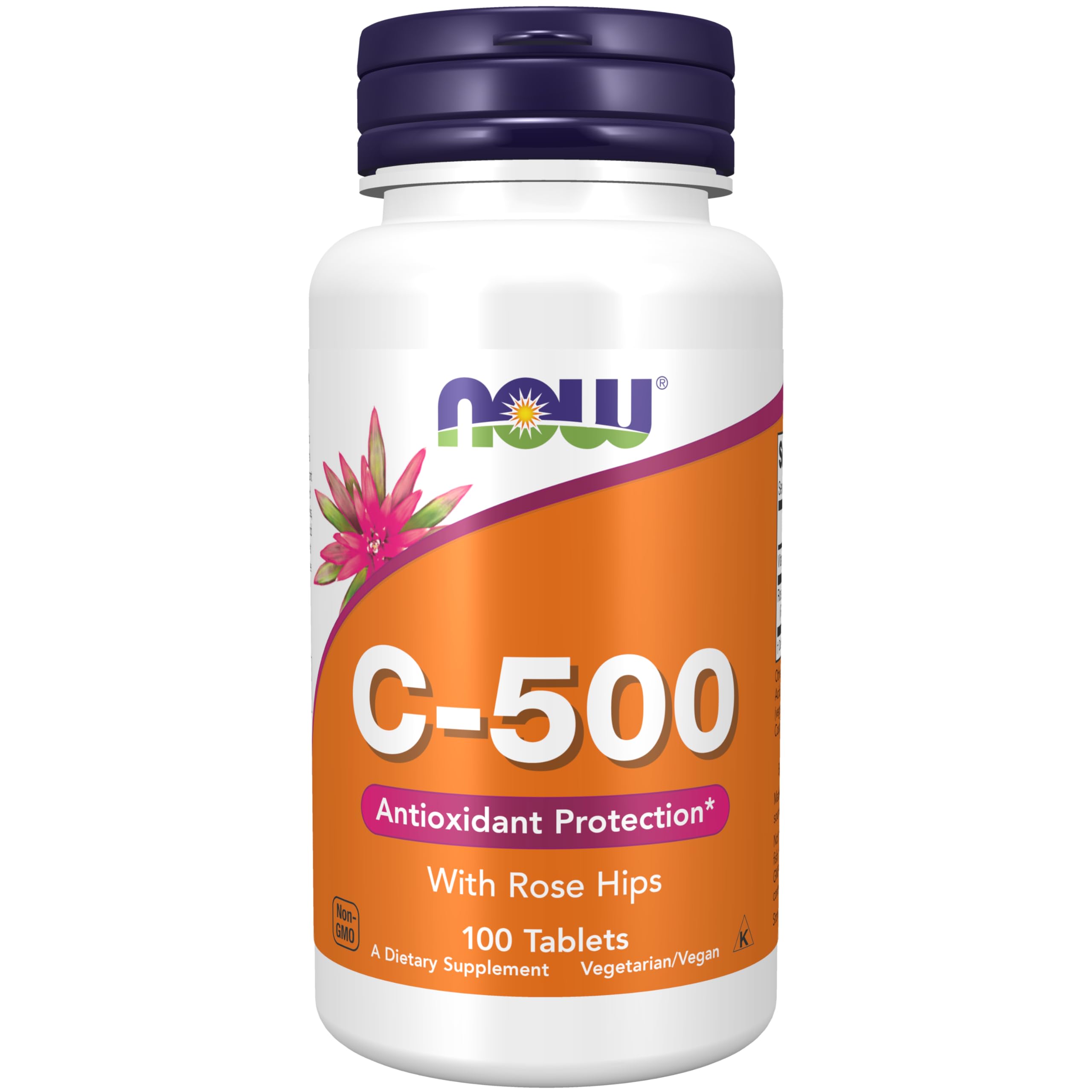 Foto 2 pulgar | Complementa Now Vitamina C-500 Con Escaramujo, 100 Tabletas - Venta Internacional.