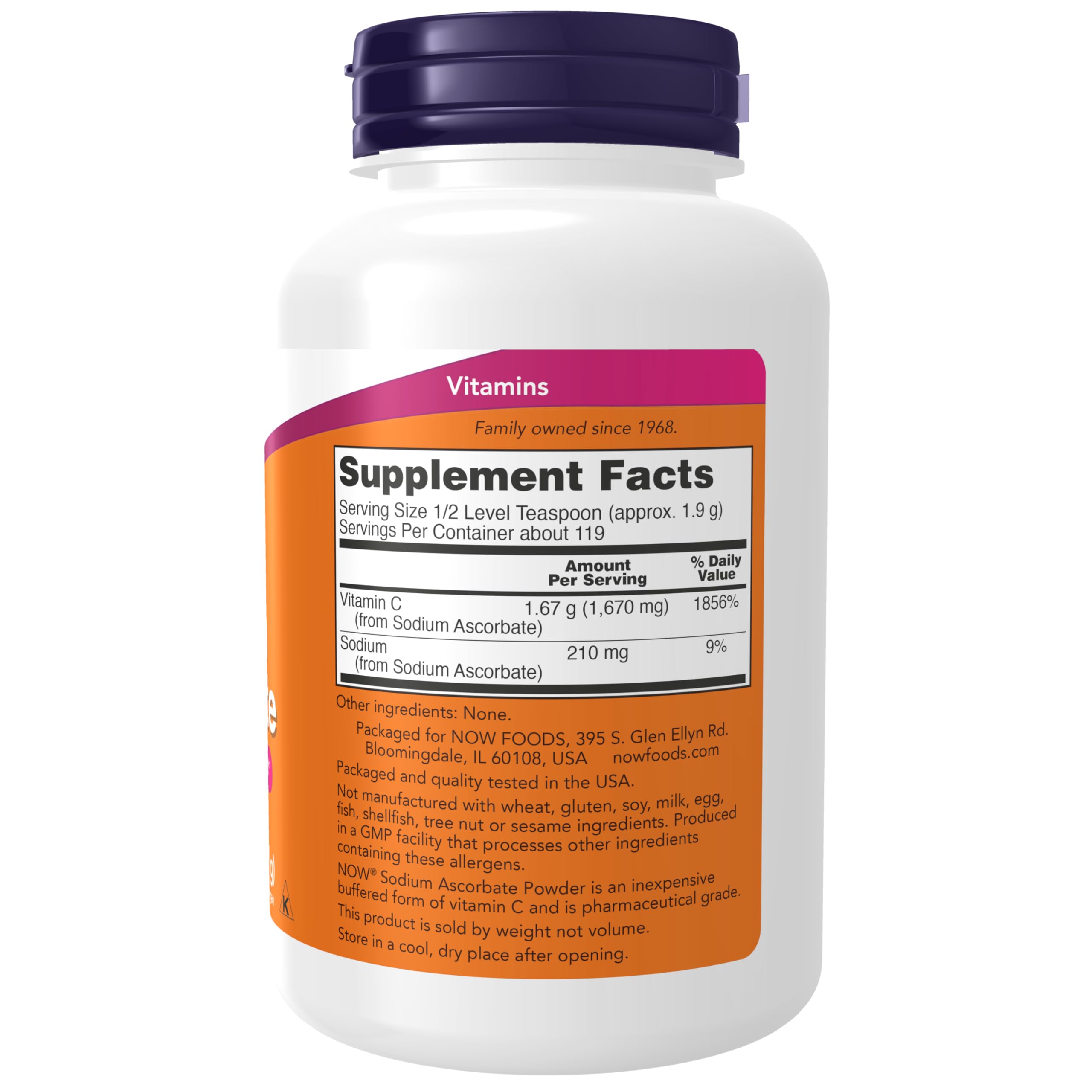 Foto 3 pulgar | Supplement Now Ascorbato De Sodio En Polvo, 227 G, Antioxidante - Venta Internacional.