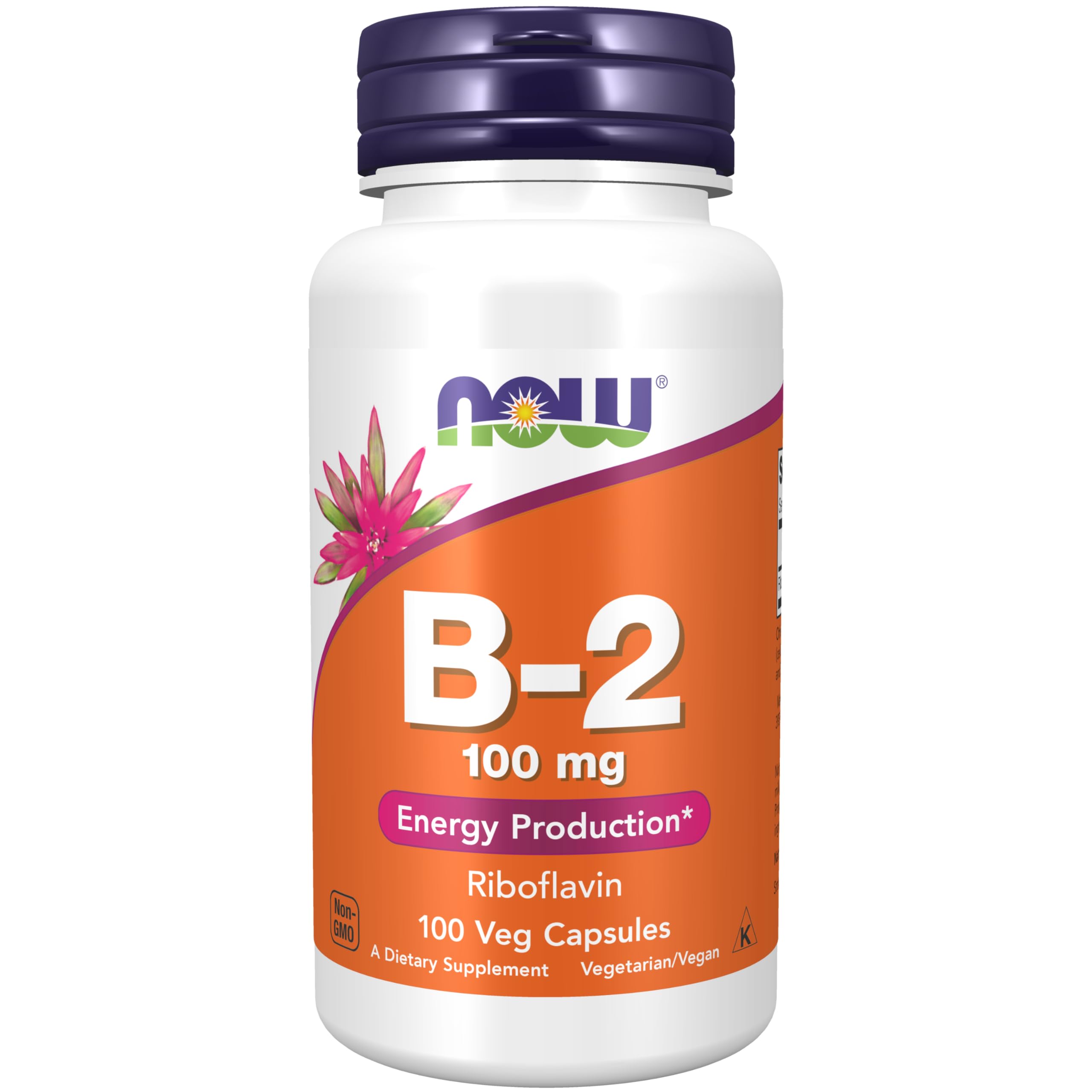 Foto 2 pulgar | Suplemento Now De Vitamina B-2 (riboflavina), 100 Mg, 100 Cápsulas Vegetales - Venta Internacional.