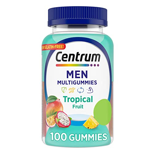 Foto 2 pulgar | Gominolas Multivitamínicas Centrum De Frutas Tropicales Para Hombre, 100 Unidades - Venta Internacional.