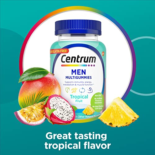 Foto 5 pulgar | Gominolas Multivitamínicas Centrum De Frutas Tropicales Para Hombre, 100 Unidades - Venta Internacional.