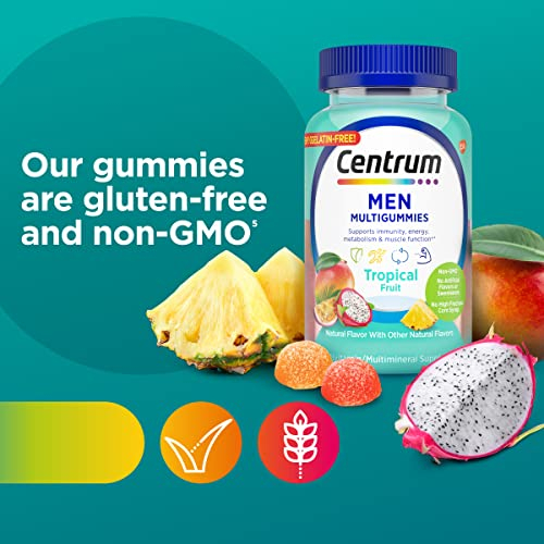 Foto 7 pulgar | Gominolas Multivitamínicas Centrum De Frutas Tropicales Para Hombre, 100 Unidades - Venta Internacional.