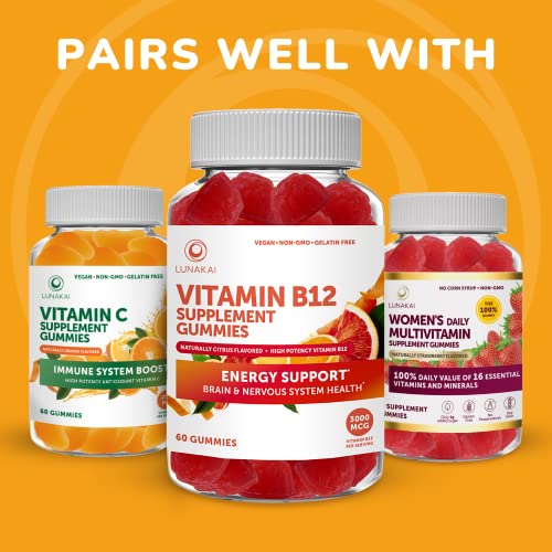 Foto 7 pulgar | Complementa Las Gomitas De Vitamina E Lunakai Con Vitamina C 250 Mg 100 - Venta Internacional.
