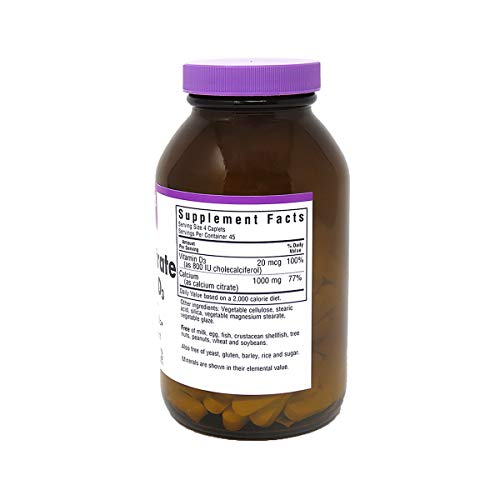 Foto 5 | Suplemento De Citrato De Calcio Bluebonnet Más Vitamina D3 180 Cápsulas - Venta Internacional.