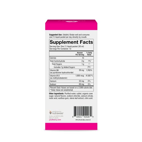 Foto 4 pulgar | Suplemento Youtheory Vitamina B12 B6 Daily Energy Frambuesa - Venta Internacional.