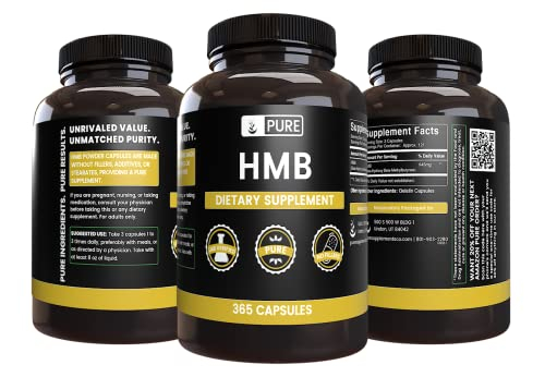 Foto 3 pulgar | Suplementos Dietéticos Pure Original Ingredients Hmb 365 Caps - Venta Internacional.