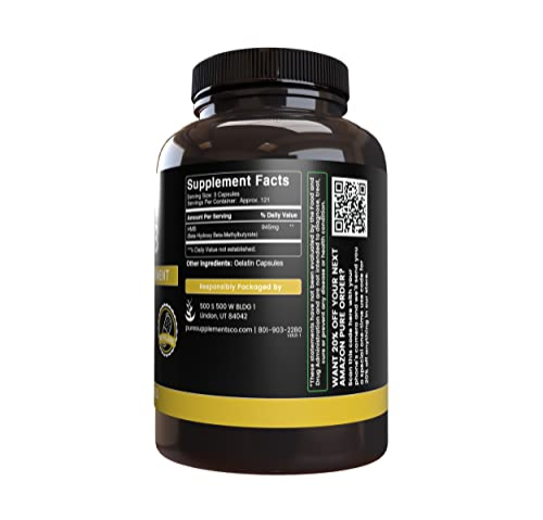 Foto 5 pulgar | Suplementos Dietéticos Pure Original Ingredients Hmb 365 Caps - Venta Internacional.