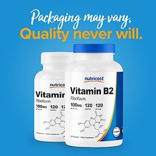 Foto 3 | Suplemento Nutricost De Vitamina B2 (riboflavina) 100 Mg 120 Cápsulas - Venta Internacional.