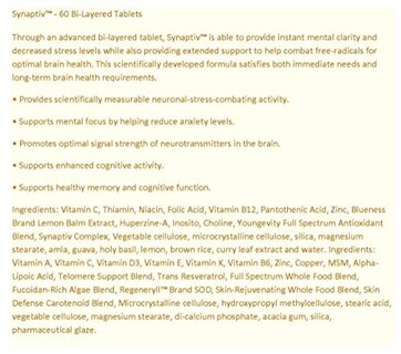 Foto 3 | Suplemento Youngevity Synaptiv 60 Comprimidos De Dos Capas - Venta Internacional.