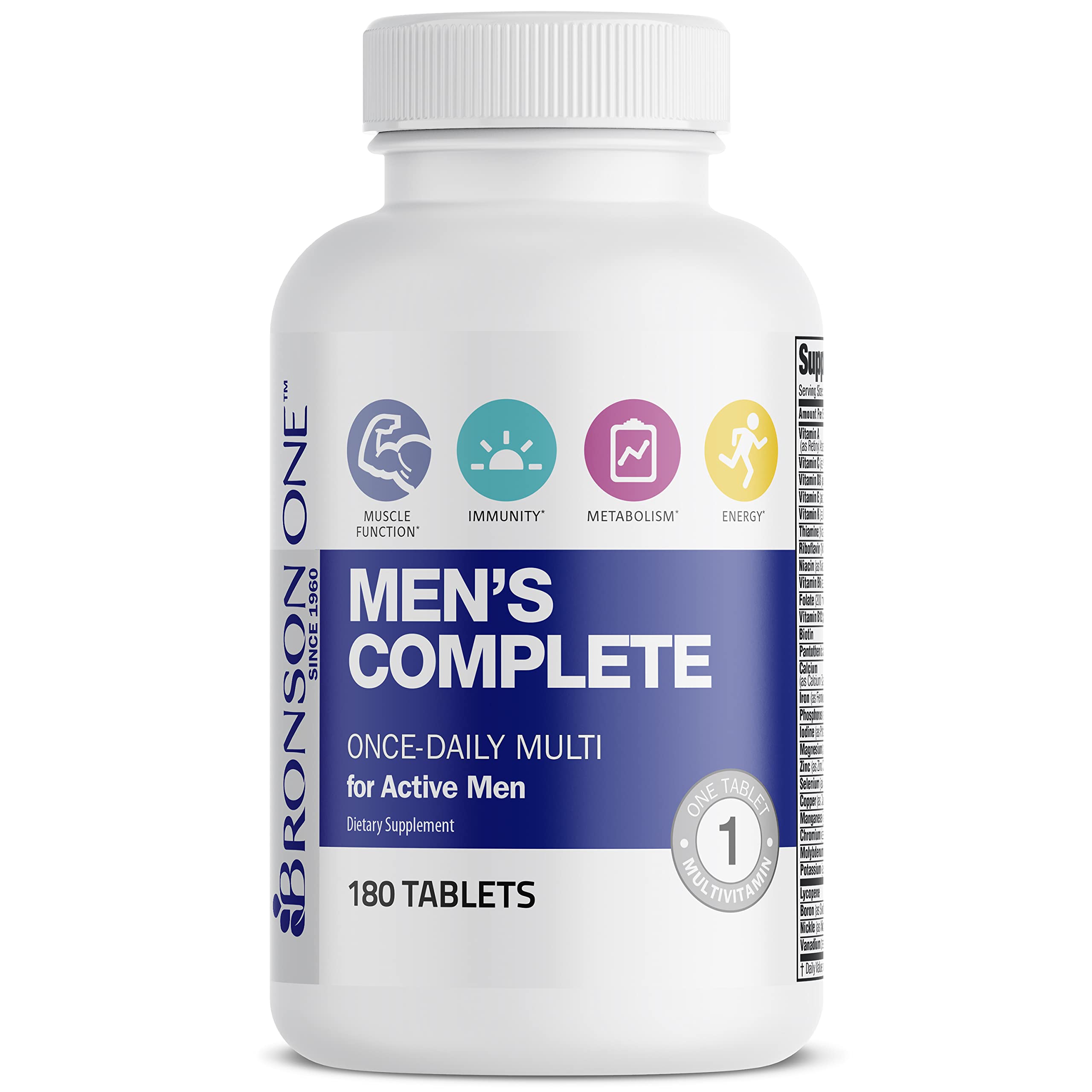 Foto 5 | Multivitamínico Bronson One Daily, Multimineral Completo Para Hombres - Venta Internacional.