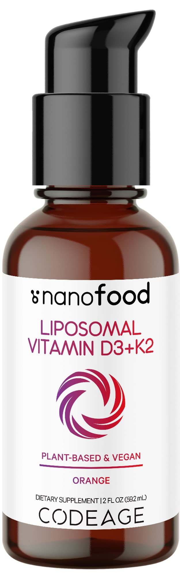 Foto 5 pulgar | Suplemento Líquido De Vitamina D3 K2 Liposomal Codeage, 60 Porciones - Venta Internacional.