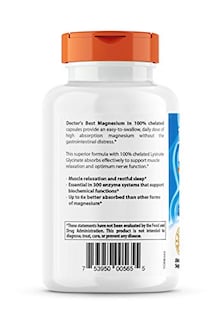 Foto 3 | Suplemento Doctor's Best, Lisinato De Magnesio, Glicinato, 120 Unidades - Venta Internacional.