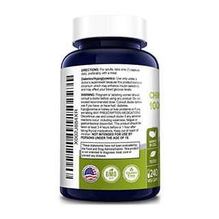 Foto 3 | Suplemento De Picolinato De Cromo Nusapure 1000 Mcg 240 Cápsulas - Venta Internacional.