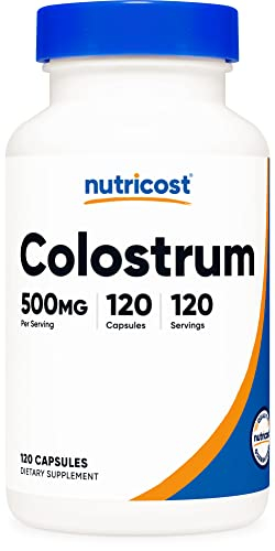 Foto 2 pulgar | Suplemento Nutricost De Calostro 500 Mg 120 Cápsulas - Venta Internacional.