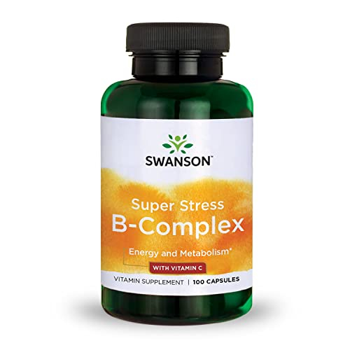 Foto 2 pulgar | Complementa El Complejo De Vitamina B De Swanson Con Vitamina C 100 Cápsulas - Venta Internacional.