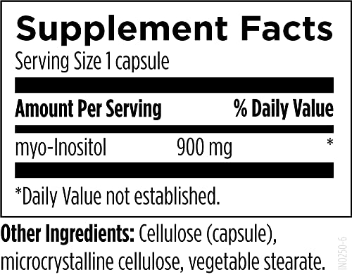 Foto 5 pulgar | Diseños De Suplementos Para La Salud Inositol 900 Mg 120 Cápsulas - Venta Internacional.
