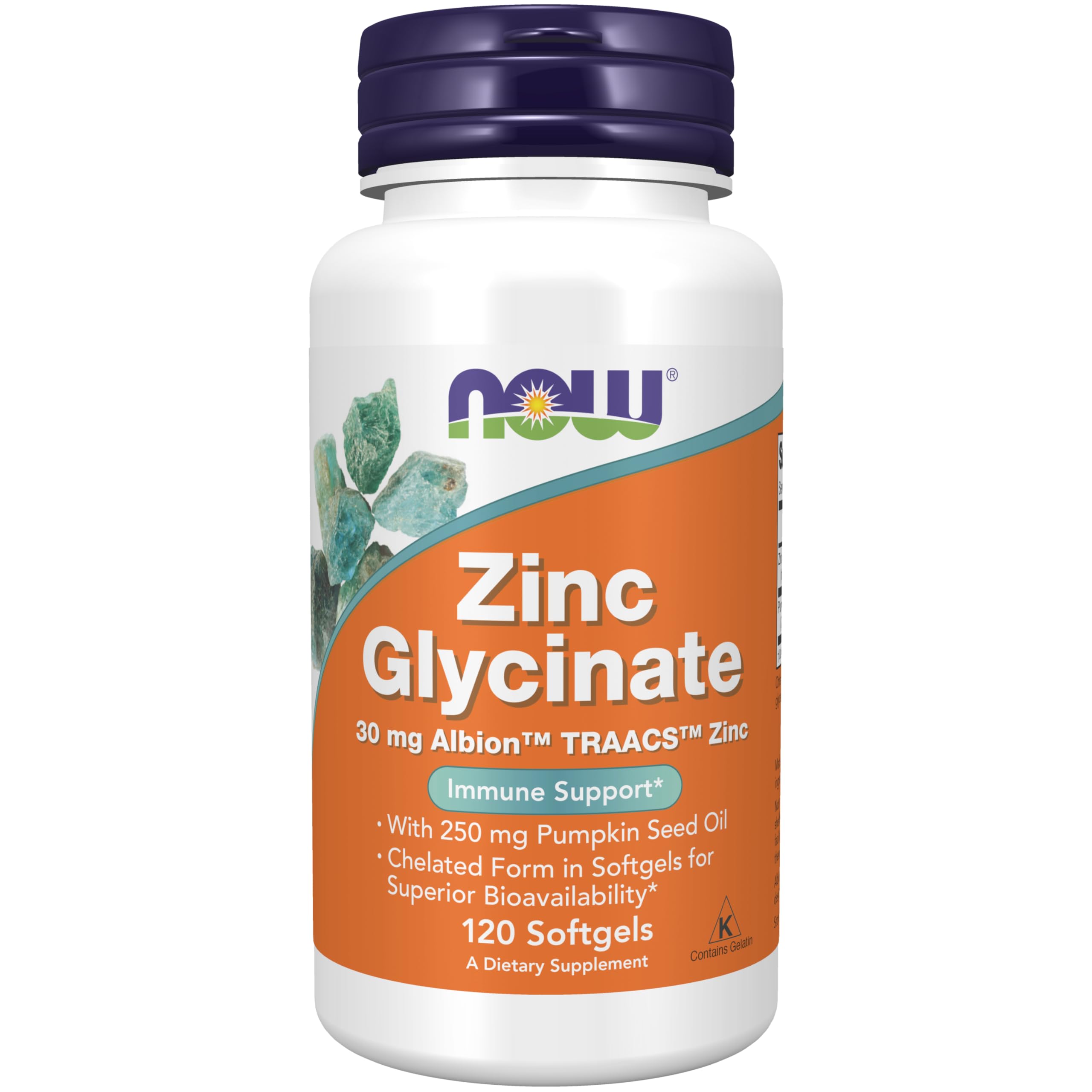 Foto 2 pulgar | Complementa Ahora Glicinato De Zinc Con 250 Mg De Aceite De Semilla De Calabaza 120  - Venta Internacional.