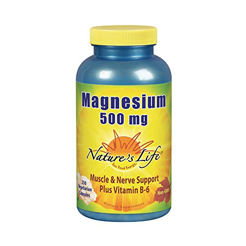 Foto 2 pulgar | Suplemento De 500 Mg De Magnesio De Nature's Life Para Huesos Y Músculos - Venta Internacional.