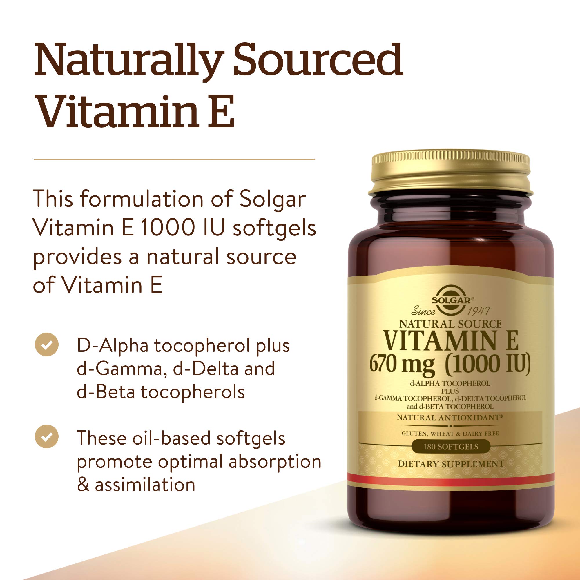 Foto 3 | Suplemento Solgar De Vitamina E 670 Mg (1000 Ui), 100 Cápsulas Blandas - Venta Internacional.