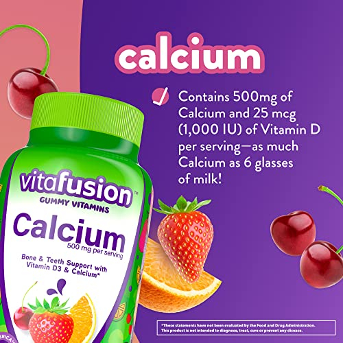 Foto 4 pulgar | Suplemento Vitafusion Calcium Gummy Vitamins, 100 Unidades - Venta Internacional.