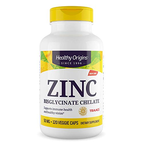 Foto 2 pulgar | Suplemento De Quelato De Bisglicinato De Zinc De Healthy Origins 50 Mg 12 - Venta Internacional.