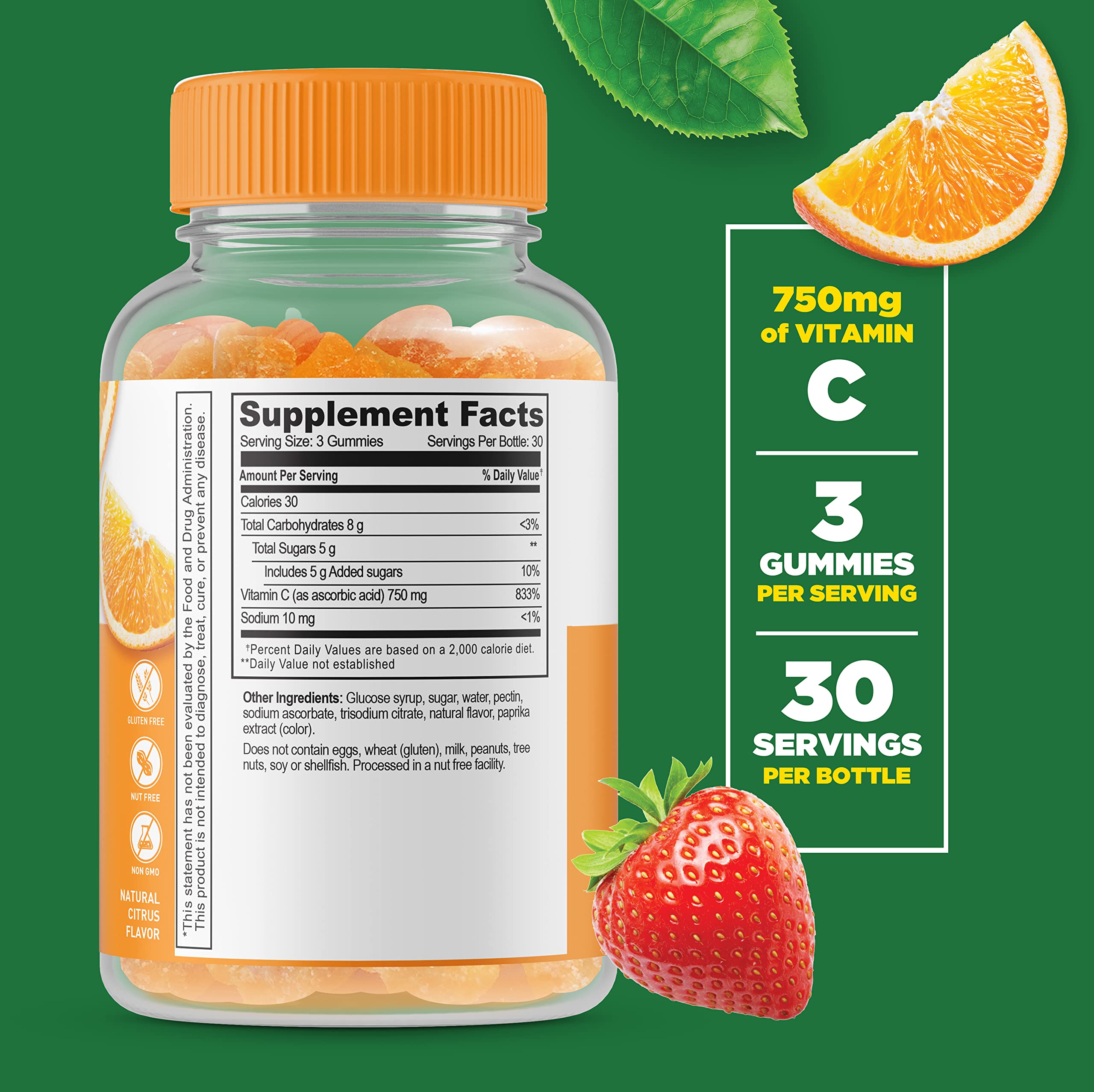 Foto 3 pulgar | Gomitas de Vitamina C 1050 mg Lifeable- Venta Internacional.