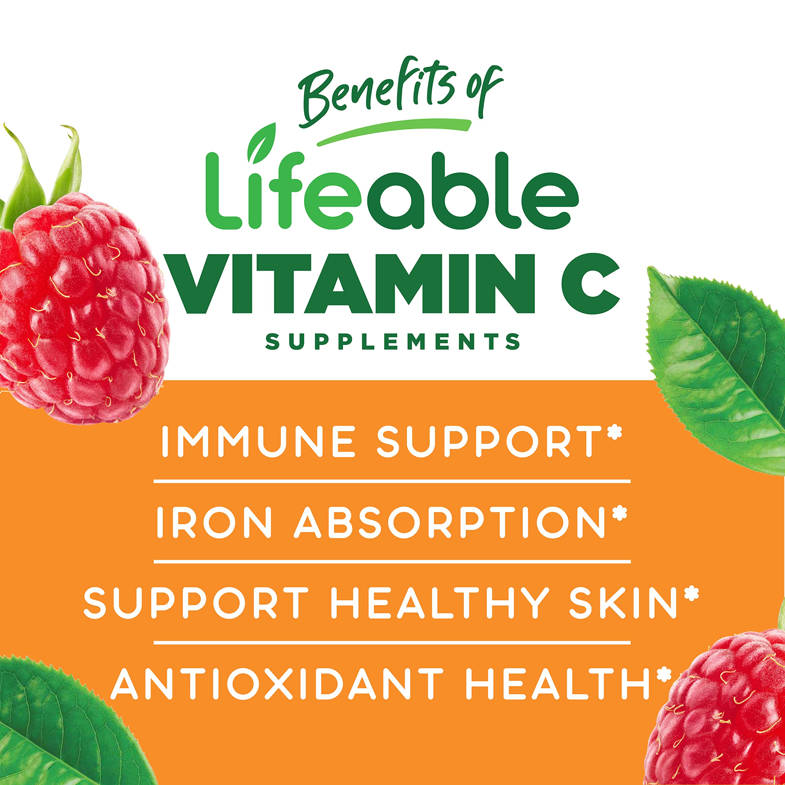 Foto 4 pulgar | Gomitas de Vitamina C 1050 mg Lifeable- Venta Internacional.