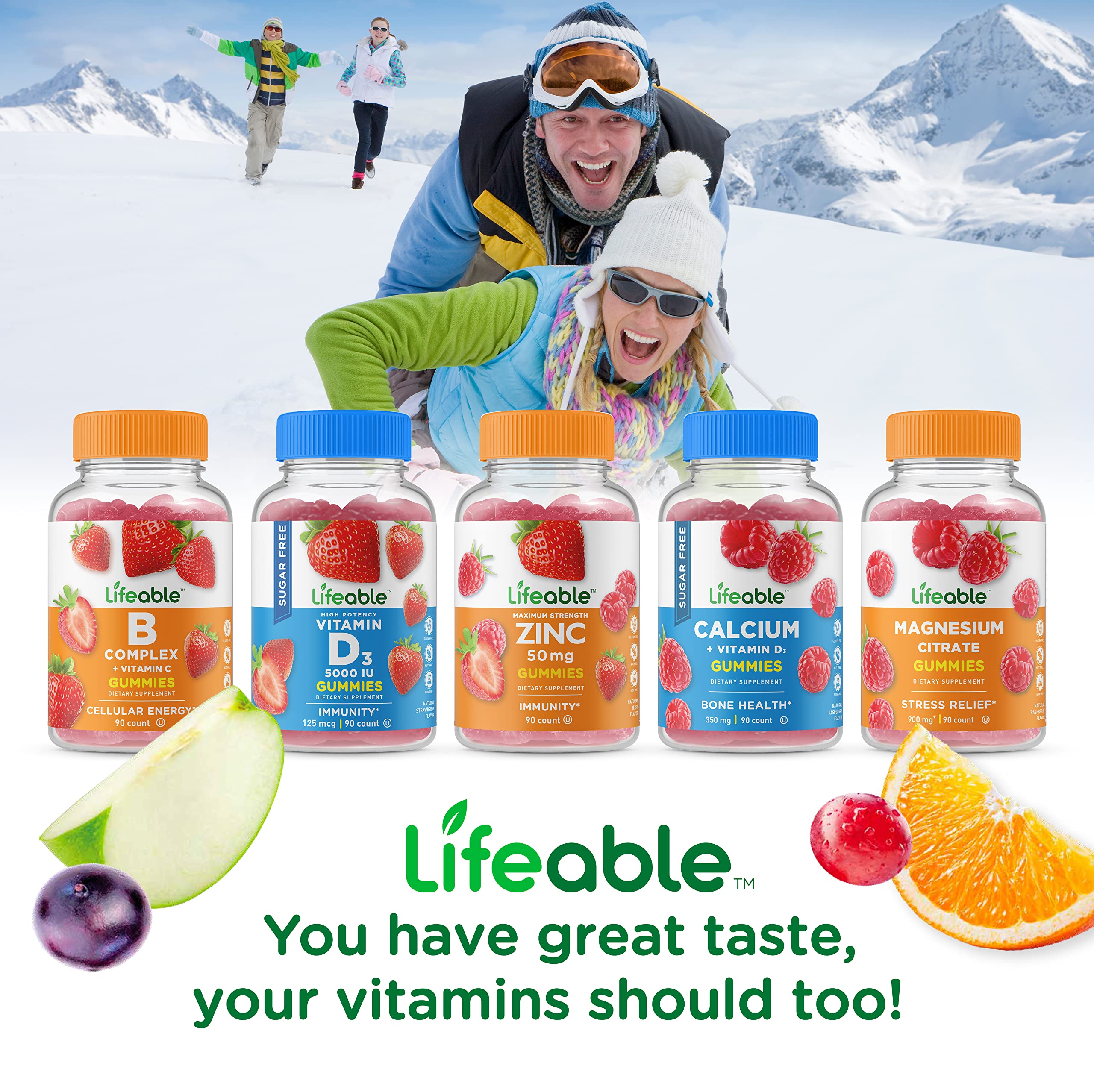 Foto 6 pulgar | Gomitas de Vitamina C 1050 mg Lifeable- Venta Internacional.