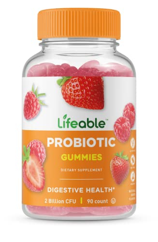Foto 1 | Gomitas Probióticas Lifeable De 2 Mil Millones De Cfu Con Sabor A Frambuesa 90 - Venta Internacional.