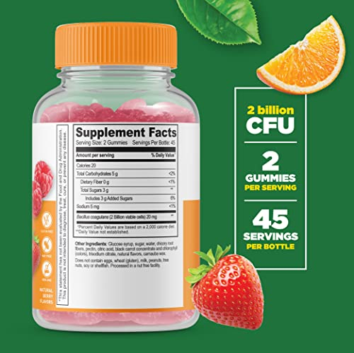 Foto 3 pulgar | Gomitas Probióticas Lifeable De 2 Mil Millones De Cfu Con Sabor A Frambuesa 90 - Venta Internacional.