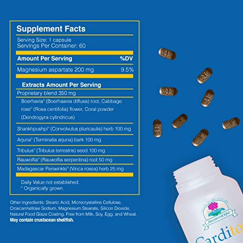 Foto 6 pulgar | Suplemento Ayush Herbs Carditone Blood Pressure 60 Comprimidos - Venta Internacional.