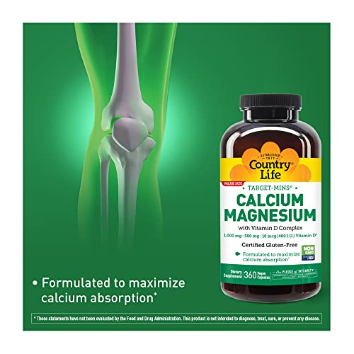 Foto 5 pulgar | Suplemento De Vitaminas Country Life Cal-mag +d 360 Vcap - Venta Internacional.