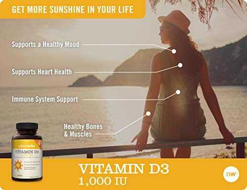 Foto 7 pulgar | Suplemento De Vitamina D3 De Naturewise, 1000 Ui, 25 Mcg, Suministro Para 1 Año - Venta Internacional.