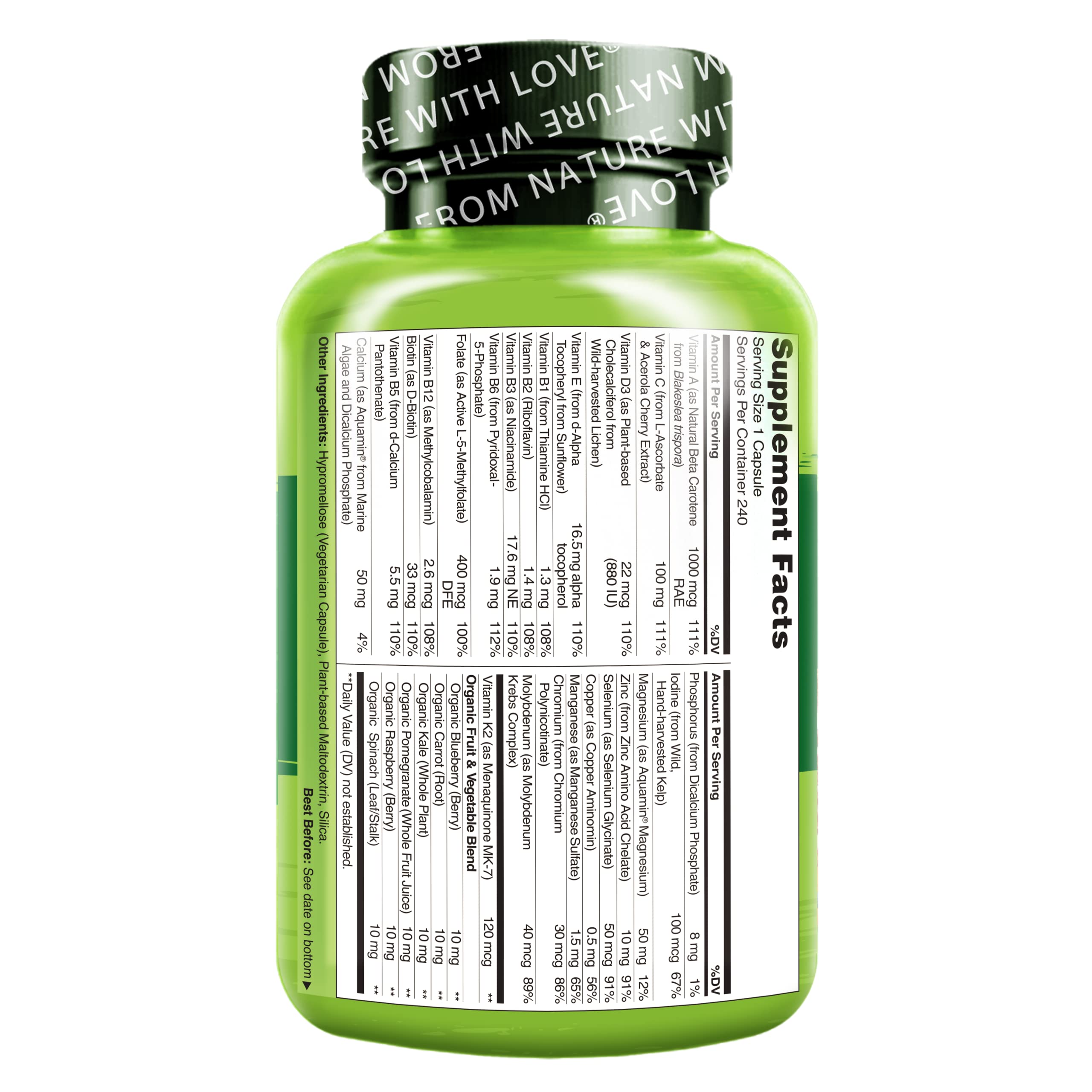 Foto 4 pulgar | Multivitamínico Naturelo One Daily Para Hombres Con Vitaminas Y Minerales - Venta Internacional.