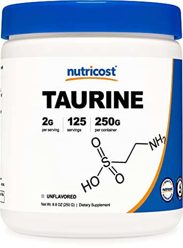 Foto 2 pulgar | Suplemento Nutricost De Taurina En Polvo 250 G - 125 Porciones - Venta Internacional.