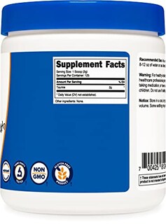 Foto 5 | Suplemento Nutricost De Taurina En Polvo 250 G - 125 Porciones - Venta Internacional.