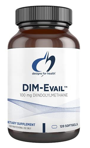 Foto 2 pulgar | Diseños De Suplementos Para La Salud Dim-evail 100 Mg (120 Cápsulas Blandas) - Venta Internacional.