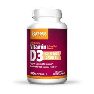 Foto 1 | Suplemento Jarrow Formulas Con Vitamina D3, 2500 Ui, Cápsulas Blandas, 100 - Venta Internacional.