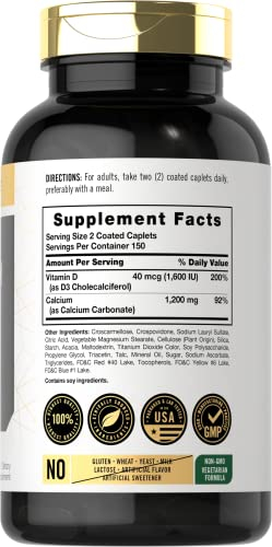 Foto 2 | Suplemento Calcium Carlyle 1200 Mg Con Vitamina D3 300 Comprimidos - Venta Internacional.