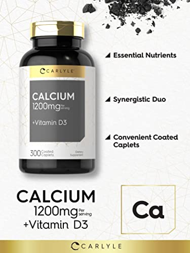 Foto 3 | Suplemento Calcium Carlyle 1200 Mg Con Vitamina D3 300 Comprimidos - Venta Internacional.