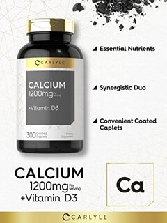 Foto 3 | Suplemento Calcium Carlyle 1200 Mg Con Vitamina D3 300 Comprimidos - Venta Internacional.