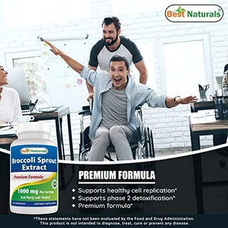 Foto 4 | Suplemento Best Naturals: Extracto De Brotes De Brócoli, 1000 Mg, 120 - Venta Internacional.