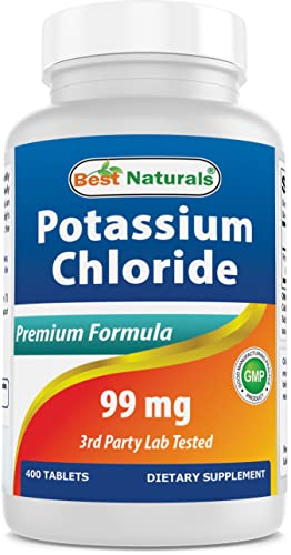 Foto 2 pulgar | Suplemento Best Naturals De Cloruro De Potasio 99 Mg 400 Comprimidos - Venta Internacional.
