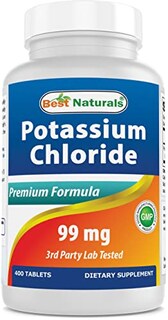 Foto 1 | Suplemento Best Naturals De Cloruro De Potasio 99 Mg 400 Comprimidos - Venta Internacional.