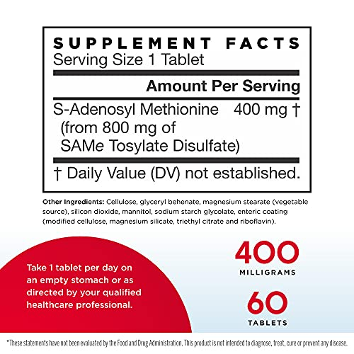 Foto 3 pulgar | Suplemento Jarrow Formulas Same 400 Mg 60 Comprimidos - Venta Internacional.