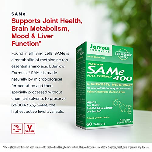 Foto 4 pulgar | Suplemento Jarrow Formulas Same 400 Mg 60 Comprimidos - Venta Internacional.