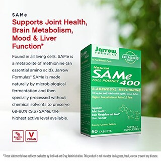 Foto 3 | Suplemento Jarrow Formulas Same 400 Mg 60 Comprimidos - Venta Internacional.