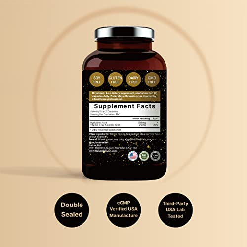 Foto 3 pulgar | Suplemento De Ácido Hialurónico Naturebell 250 Mg Con Vitamina C 200 - Venta Internacional.
