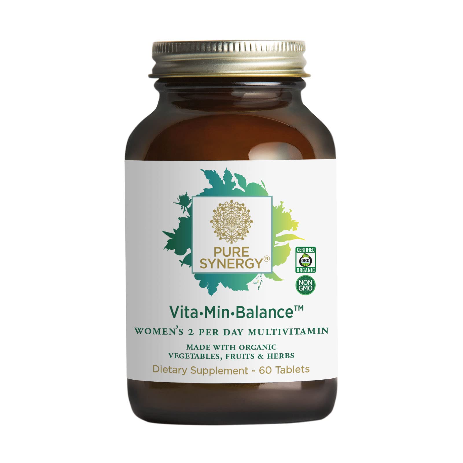 Suplemento Pure Synergy Vita min balance 60 Comprimidos - Venta Internacional.